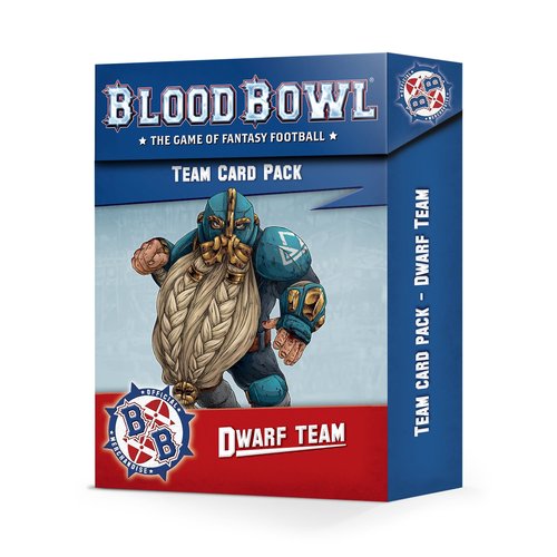 Games Workshop BLOOD BOWL: DWARF TEAM CARD PACK Games Workshop BLOOD BOWL: DWARF TEAM CARD PACK