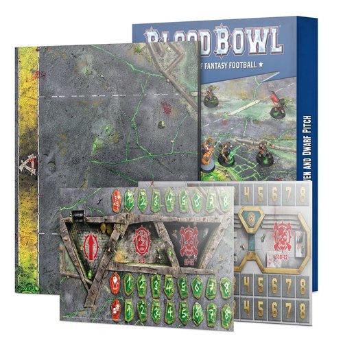 Games Workshop BLOOD BOWL: SKAVEN & DWARF PITCH Games Workshop BLOOD BOWL: SKAVEN & DWARF PITCH