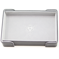 DICE TRAY: MAGNETIC GRAY RECTANGLE