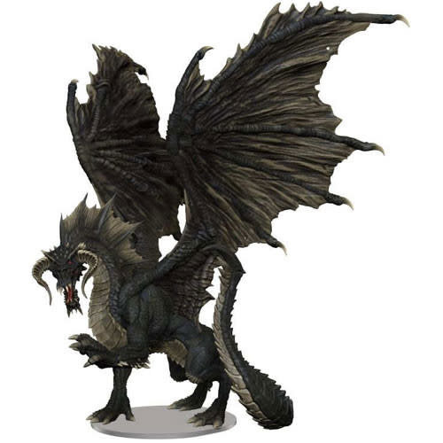 Wizkids MINIS: D&D: ICONS OF THE REALMS: ADULT BLACK DRAGON - PREMIUM FIGURE Wizkids MINIS: D&D: ICONS OF THE REALMS: ADULT BLACK DRAGON - PREMIUM FIGURE