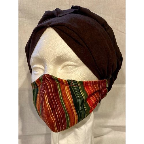 OTHER TIMES PRODUCTIONS PROTECTIVE MASK, FABRIC - KWANZAA-INSPIRED OTHER TIMES PRODUCTIONS PROTECTIVE MASK, FABRIC - KWANZAA-INSPIRED