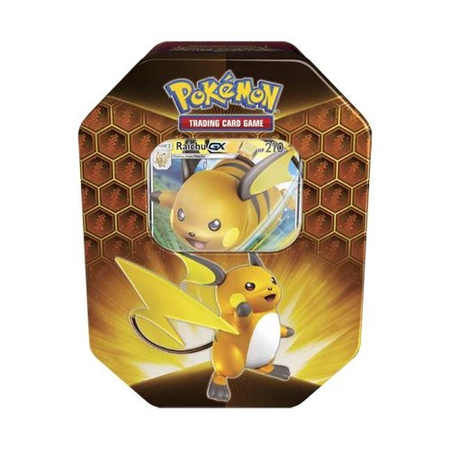 Pokemon USA POKEMON: HIDDEN FATES TIN - RAICHU Pokemon USA POKEMON: HIDDEN FATES TIN - RAICHU