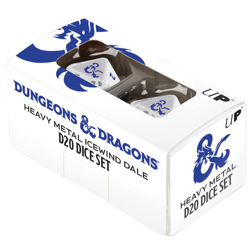 Ultra Pro International DICE: D&D: ICEWIND DALE HEAVY METAL D20 SET Ultra Pro International DICE: D&D: ICEWIND DALE HEAVY METAL D20 SET