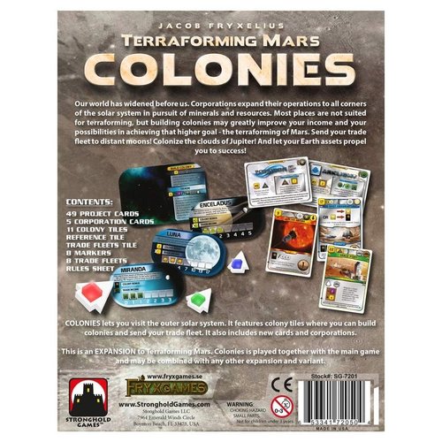 Stronghold Games TERRAFORMING MARS: THE COLONIES