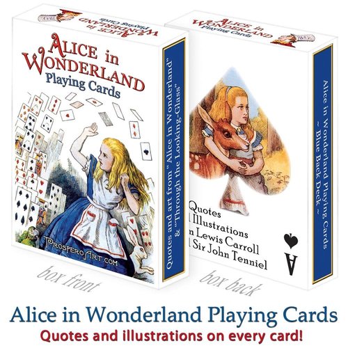 PROSPERO ART ALICE IN WONDERLAND BLUE PROSPERO ART ALICE IN WONDERLAND BLUE