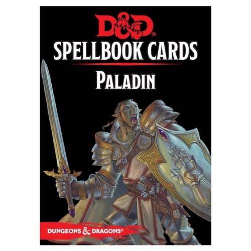 Gale Force Nine D&D 5E: SPELLBOOK CARDS - PALADIN DECK Gale Force Nine D&D 5E: SPELLBOOK CARDS - PALADIN DECK