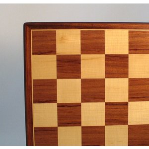 WorldWise Imports CHESS BOARD 17.25" PADAUK & MAPLE w/ 2" SQ