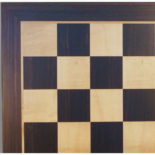 Worldwise Imports CHESS BOARD 19.5" EBONY & MAPLE w/ 2.2" SQ Worldwise Imports CHESS BOARD 19.5" EBONY & MAPLE w/ 2.2" SQ
