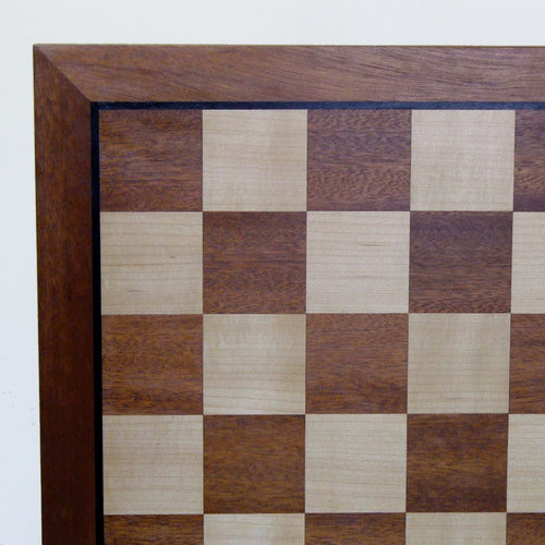 Worldwise Imports CHESS BOARD 23.5" SAPELE & MAPLE w/ 2.5" SQ Worldwise Imports CHESS BOARD 23.5" SAPELE & MAPLE w/ 2.5" SQ