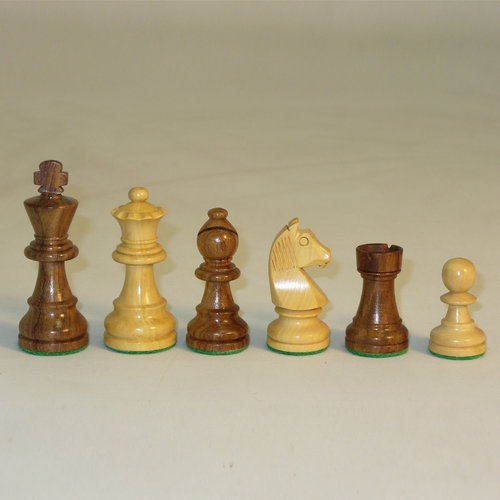 WorldWise Imports CHESSMEN 3" GERMAN SHEESHAM/BOXWOOD WorldWise Imports CHESSMEN 3" GERMAN SHEESHAM/BOXWOOD