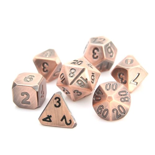 Die Hard Dice DICE SET 7 FORGE BATTLEWORN COPPER Die Hard Dice DICE SET 7 FORGE BATTLEWORN COPPER