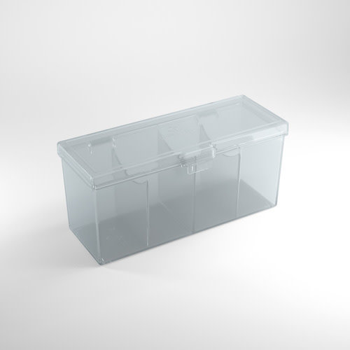 GAMEGENIC DECK BOX: FOURTRESS 320+ CLEAR GAMEGENIC DECK BOX: FOURTRESS 320+ CLEAR