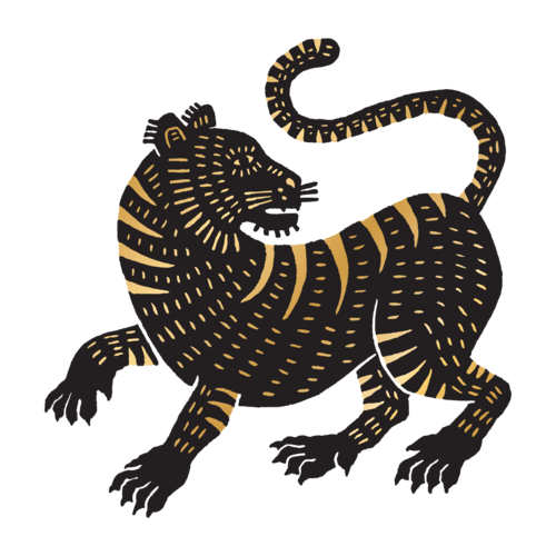 TATTLY TATTOOS: TIGER TATTLY TATTOOS: TIGER