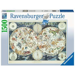 Ravensburger RV1500 WORLD MAP OF FANTASY BEASTS