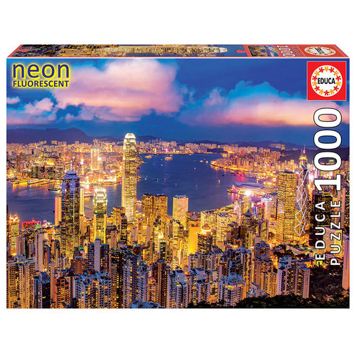 Educa ED1000 NEON HONG KONG SKYLINE (GLOW) Educa ED1000 NEON HONG KONG SKYLINE (GLOW)