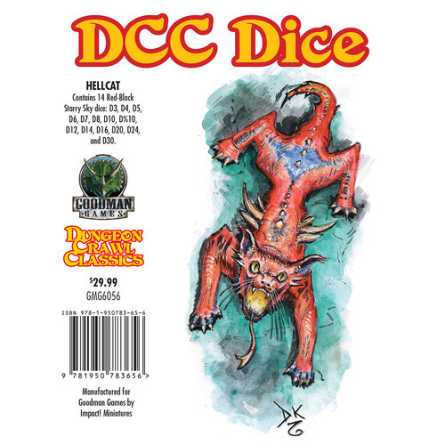 Goodman Games DICE SET 14 DDC: HELLCAT Goodman Games DICE SET 14 DDC: HELLCAT