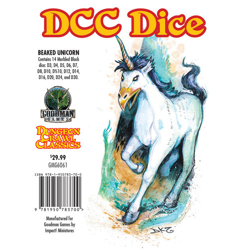 Goodman Games DICE SET 14 DDC: BEAKED UNICORN Goodman Games DICE SET 14 DDC: BEAKED UNICORN