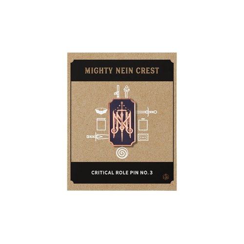 Darrington Press / Critical Role CRITICAL ROLE PIN NO. 3 - MIGHTY NEIN CREST Darrington Press / Critical Role CRITICAL ROLE PIN NO. 3 - MIGHTY NEIN CREST