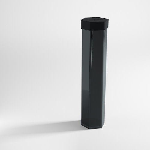 GAMEGENIC PLAYMAT TUBE: BLACK GAMEGENIC PLAYMAT TUBE: BLACK