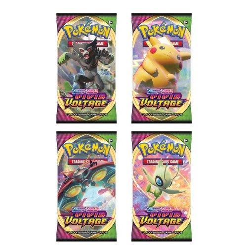 Pokemon USA POKEMON: SWORD & SHIELD 4: VIVID VOLTAGE - BOOSTER Pokemon USA POKEMON: SWORD & SHIELD 4: VIVID VOLTAGE - BOOSTER