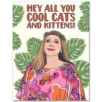 CARD - HEY ALL YOU COOL CATS & KITTENS