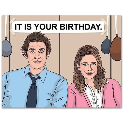 The Found CARD - JIM AND PAM BIRTHDAY