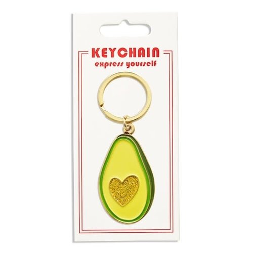 THE FOUND KEYCHAIN-AVOCADO HEART THE FOUND KEYCHAIN-AVOCADO HEART