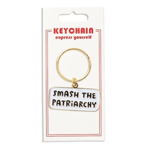 THE FOUND KEYCHAIN: SMASH THE PATRIARCHY THE FOUND KEYCHAIN: SMASH THE PATRIARCHY