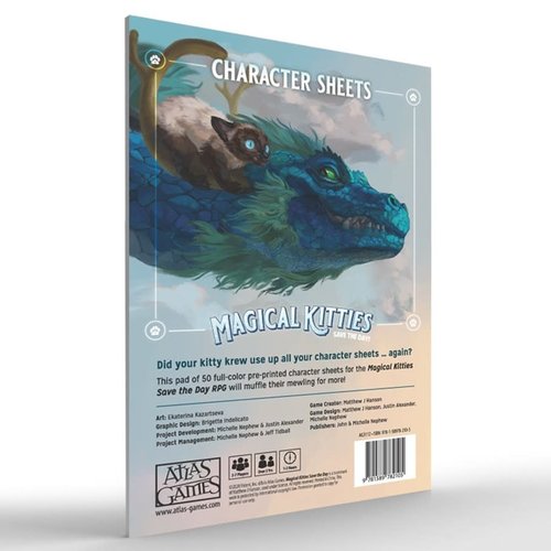 Atlas Games MAGICAL KITTIES SAVE THE DAY - KITTY CHARACTER SHEETS Atlas Games MAGICAL KITTIES SAVE THE DAY - KITTY CHARACTER SHEETS