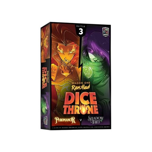 Roxley DICE THRONE: SEASON 1 REROLLED - BOX 3 - PYROMANCER VS. SHADOW THIEF