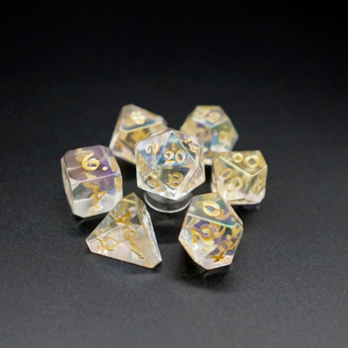 Die Hard Dice AVALORE DICE SET 7 PRISMATIC SUNLIGHT Die Hard Dice AVALORE DICE SET 7 PRISMATIC SUNLIGHT