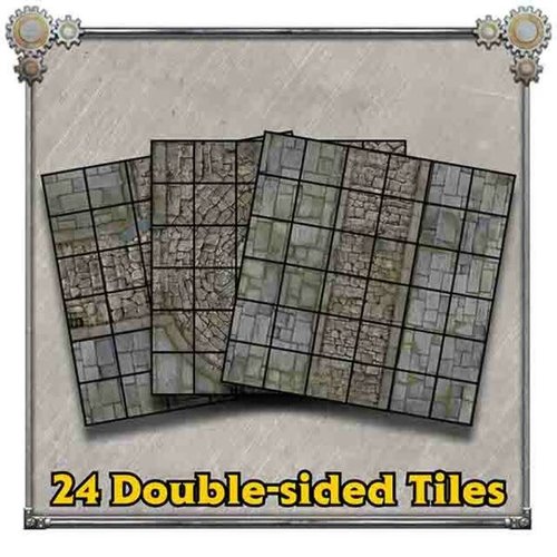 Privateer Press (Pre-Order) IRON KINGDOMS BATTLE TILES CORVIS STREETS (5E) Privateer Press (Pre-Order) IRON KINGDOMS BATTLE TILES CORVIS STREETS (5E)