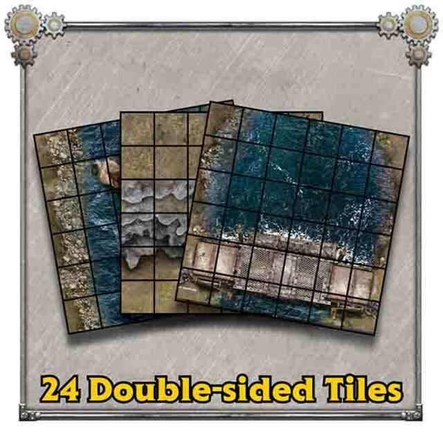 IRON KINGDOMS BATTLE TILES WILDLANDS & WATERWAYS (5E) Games of Berkeley