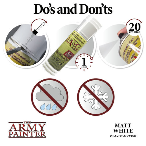 The Army Painter COLOUR PRIMER: MATTE WHITE