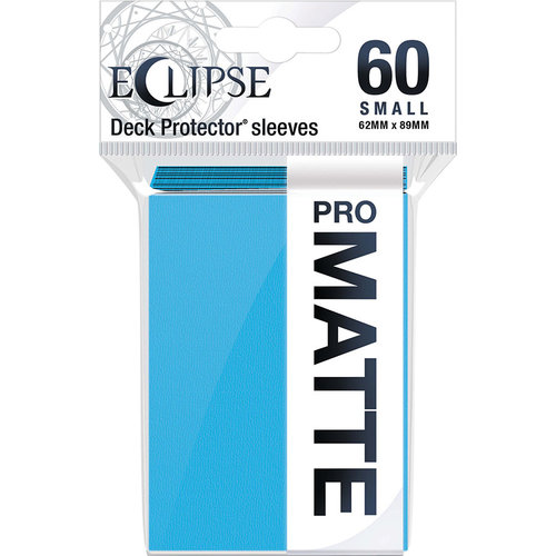 Ultra Pro International DECK PROTECTOR: ECLIPSE MATTE SMALL SLEEVES - SKY BLUE (60) Ultra Pro International DECK PROTECTOR: ECLIPSE MATTE SMALL SLEEVES - SKY BLUE (60)