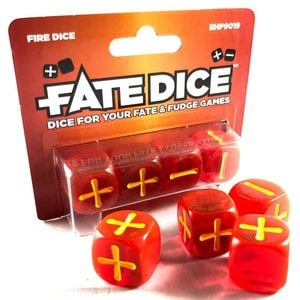 Evil Hat Productions FATE DICE: FIRE (4)