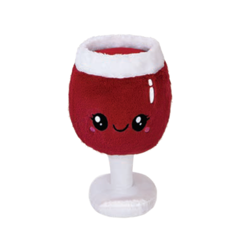 SQUISHABLE BOOZY BUDS 12" RED WINE GLASS SQUISHABLE BOOZY BUDS 12" RED WINE GLASS
