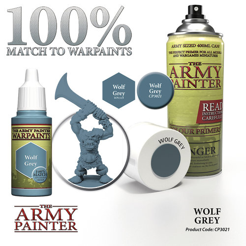 The Army Painter COLOUR PRIMER: WOLF GREY