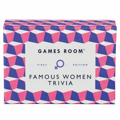 Chronicle Books GAMES ROOM: FAMOUS WOMEN QUIZ Chronicle Books GAMES ROOM: FAMOUS WOMEN QUIZ