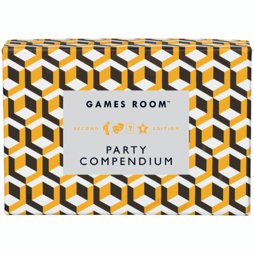 Chronicle Books GAMES ROOM: PARTY COMPENDIUM Chronicle Books GAMES ROOM: PARTY COMPENDIUM