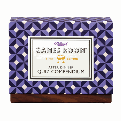 Chronicle Books GAMES ROOM: AFTER DINNER QUIZ COMPENDIUM Chronicle Books GAMES ROOM: AFTER DINNER QUIZ COMPENDIUM