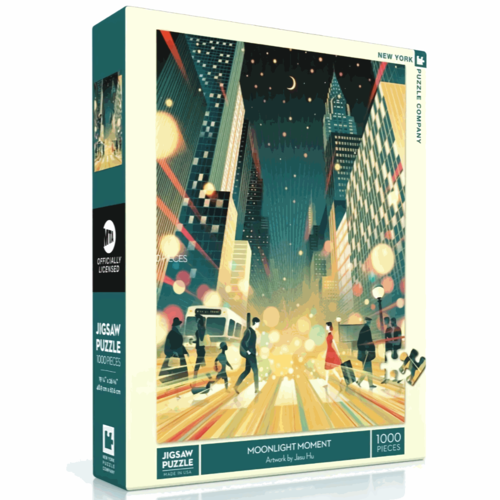 New York Puzzle Company NY1000 MTA - MOONLIGHT MOMENT New York Puzzle Company NY1000 MTA - MOONLIGHT MOMENT