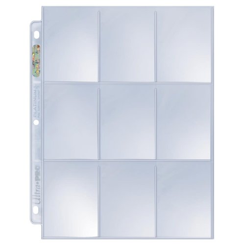 Ultra Pro International 9 POCKET PAGES: ULTRAPRO - HOLOGRAPHIC CLEAR Ultra Pro International 9 POCKET PAGES: ULTRAPRO - HOLOGRAPHIC CLEAR