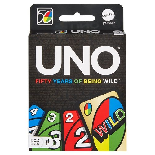 Mattel UNO CARD GAME - 50TH ANNIVERSARY EDITION Mattel UNO CARD GAME - 50TH ANNIVERSARY EDITION