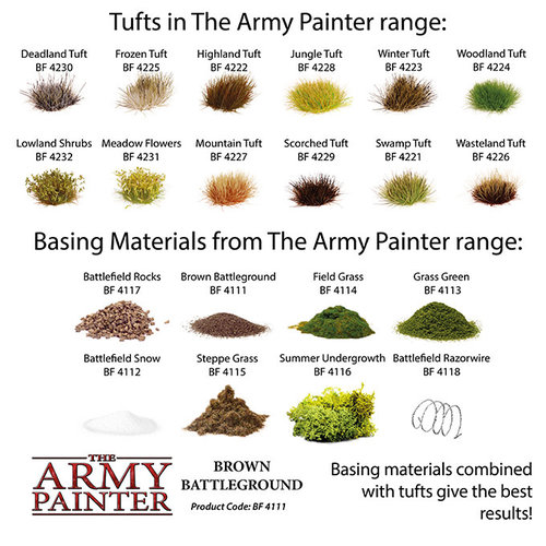 The Army Painter BATTLEFIELDS: BROWN BATTLEGROUND