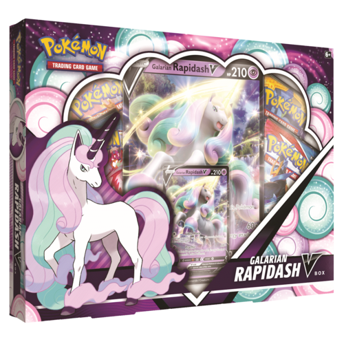 Pokemon USA POKEMON: GALARIAN RAPIDASH V BOX Pokemon USA POKEMON: GALARIAN RAPIDASH V BOX