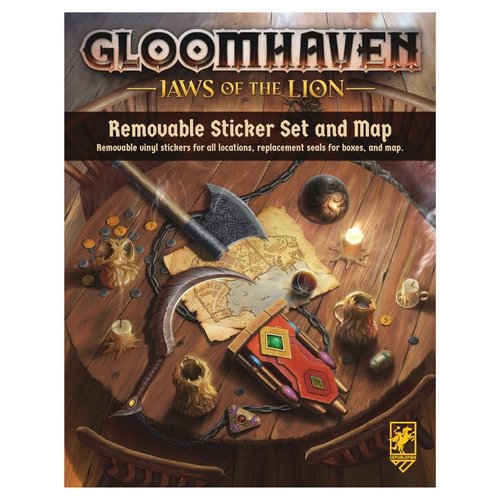 Cephalofair GLOOMHAVEN: REMOVABLE STICKER SET: JAWS OF THE LION