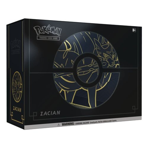 Pokemon USA POKEMON: SWORD & SHIELD: ZACIAN PLUS - ELITE TRAINER BOX Pokemon USA POKEMON: SWORD & SHIELD: ZACIAN PLUS - ELITE TRAINER BOX