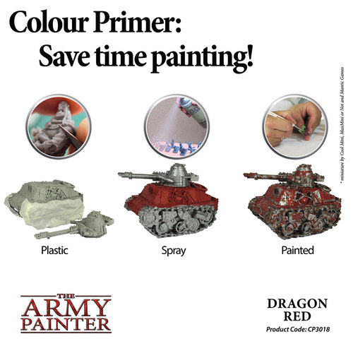 The Army Painter COLOR PRIMER: DRAGON RED