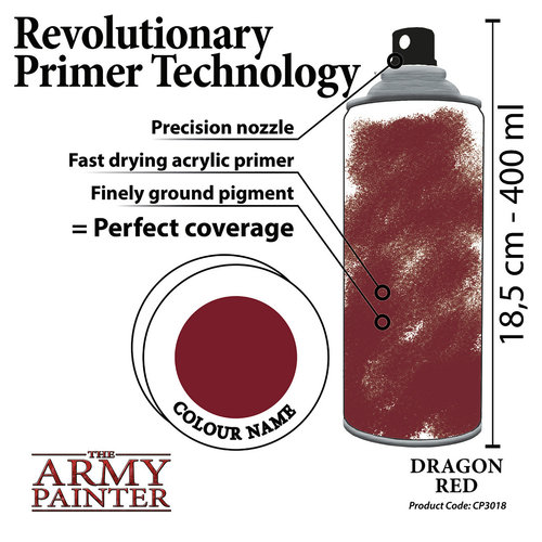 The Army Painter COLOUR PRIMER: DRAGON RED